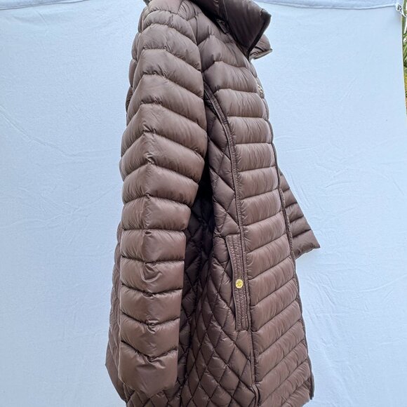 MICHAEL KORS Quilted Down Puffer Jacket Removable Hood Packable Plus 3X NWT - Picture 6 of 13